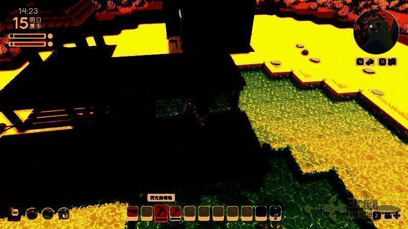 荧光滑翔翼飞行时拖尾特效绚丽，空中滑行体验流畅自如