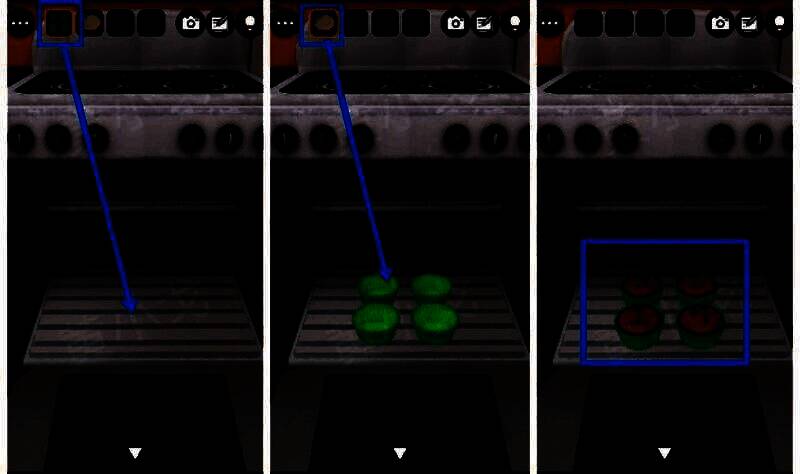 刚出炉的蛋糕放在纸杯中