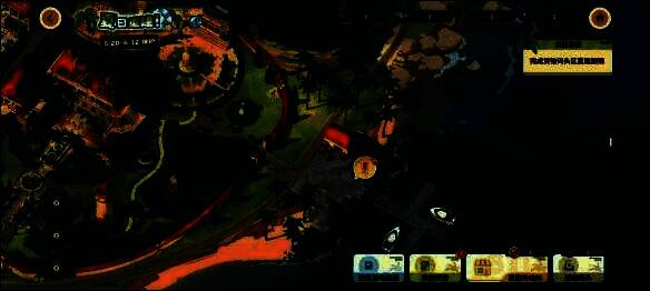 指挥官带领舰船在废墟中重建海岛别墅的温馨画面，充满夏日气息