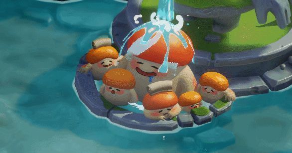 游戏内角色互动动画演示，角色动作滑稽搞笑