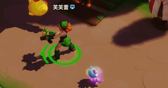 炫光独角兽展示其辅助能力，光芒四射为角色提供增益效果