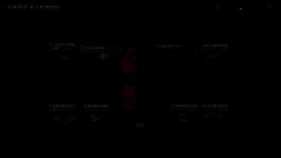 四艘新型舰船排列整齐，各具特色