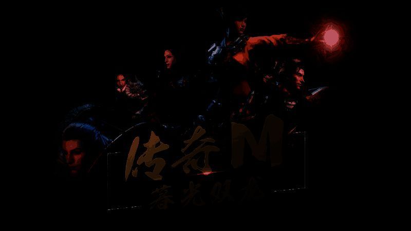 游戏中角色激烈战斗的精彩场景，角色手持武器，周围特效炸裂