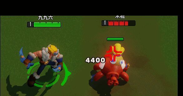 玩家使用道具进行攻击，画面中飞舞着各类奇特物品，场面混乱而有趣