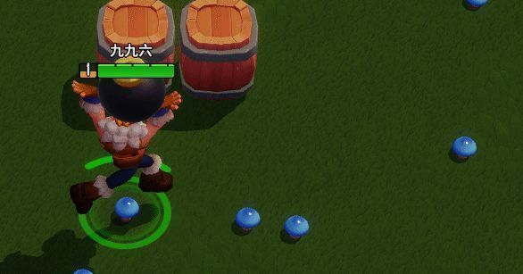 角色高速投掷飞锤，敌人接连被击飞，画面动感十足