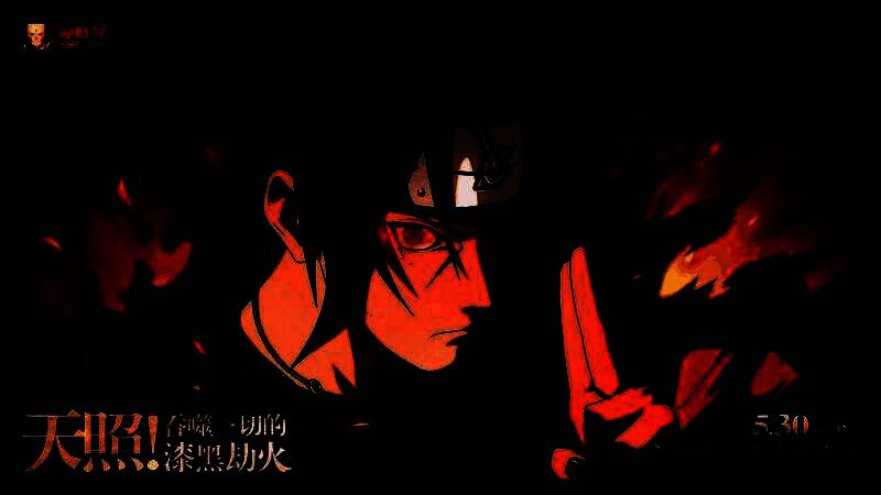 宇智波鼬「百战」时装立绘，整体造型融入古战场元素，气势非凡