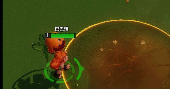 巴巴琪操控食人花吞噬敌人，画面极具视觉冲击力