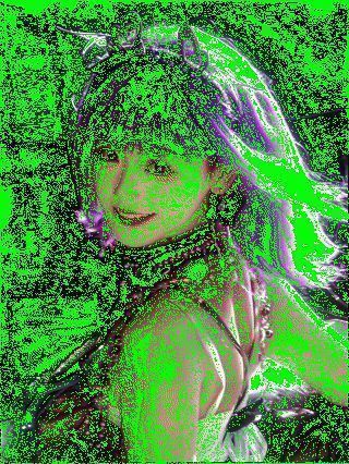 coser‘杀生鱼丸’演绎严莉莉回眸杀动作