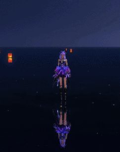 《逆水寒》游戏中严莉莉联动时装展示动画