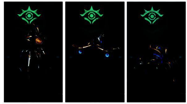 机甲战斗场景，不同形态机甲在战场上协同作战，特效炫酷