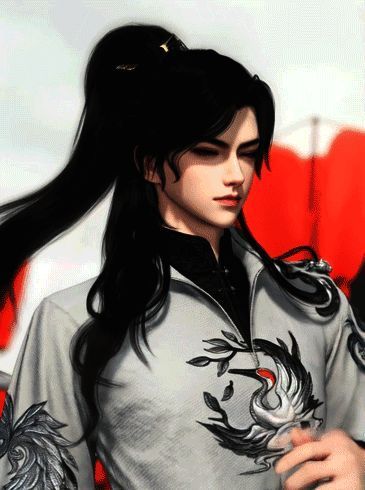 镜头逐渐变焦聚焦人物，背景虚化拉近特写