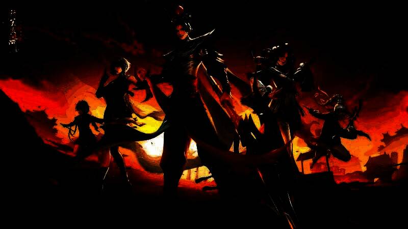 游戏内赛事匹配界面展示，角色列表可自由选择跨服成员