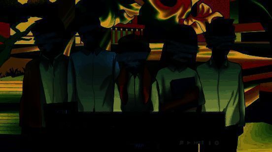 关键剧情节点画面，气氛紧张，情绪张力十足