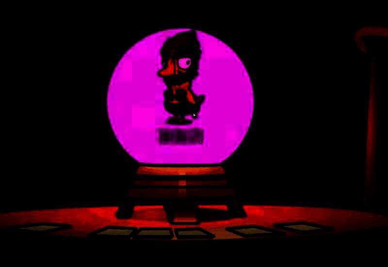 不同阵营的玩家轮流擦拭水晶球，球体依次显示不同玩家名字