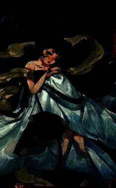 西施优雅施展法术，周围水波荡漾，敌方陷入混乱状态