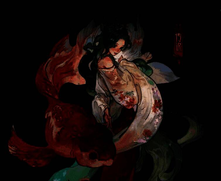 白骨精手持链刃，眼神凌厉，周身环绕暗色能量