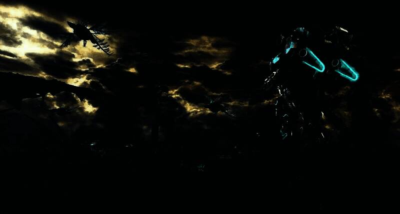 《异度神剑》系列艺术设定图，展示未来风格化场景概念设计