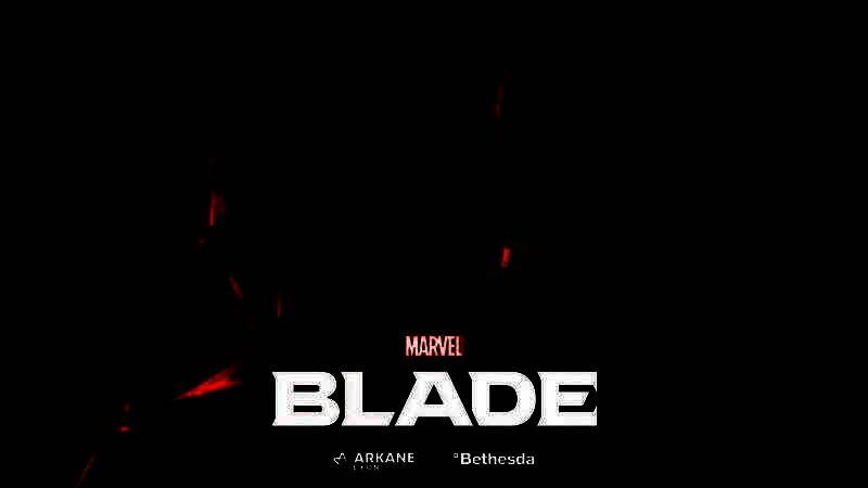 《漫威刀锋战士》游戏概念图，黑暗风格与超自然战斗元素融合