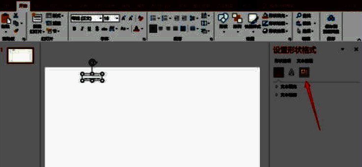 形状格式设置窗口界面截图，高亮显示‘文本选项’与‘文本框’设置板块