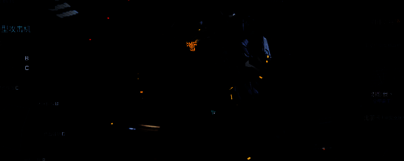 天袭者机甲在布朗角天文台地图中进行高空轰炸，导弹轨迹清晰可见，背景为科幻风格的天文台建筑群