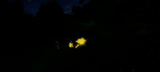 角色与巨狼并肩作战，背景为战斗场景，地面布满敌人残影