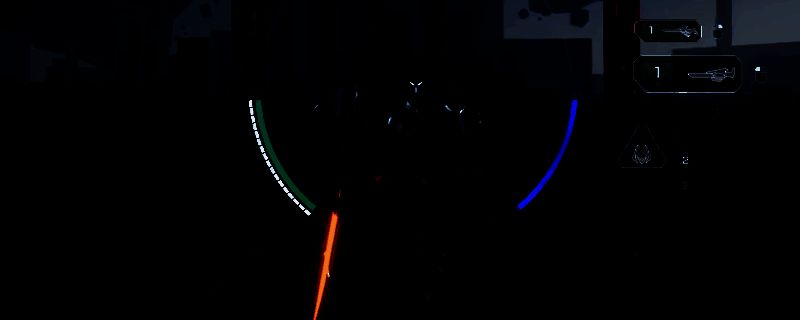 近战机甲对战场景，角色操控机甲近距离发动猛烈攻击