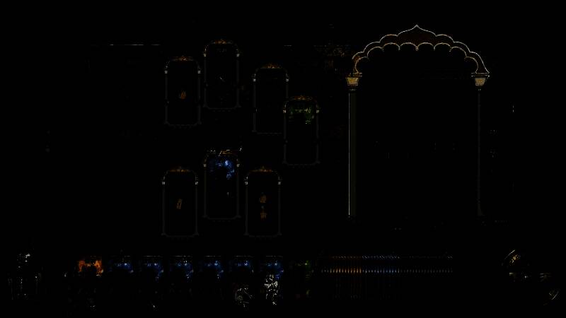 游戏剧情树界面展示多个分支选项与结局预览