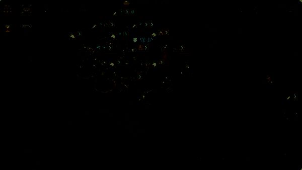 游戏中曹操与李儒对峙画面，背景为战场环境