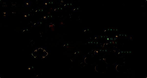 游戏内战斗场景截图，展现初始布局与敌军分布