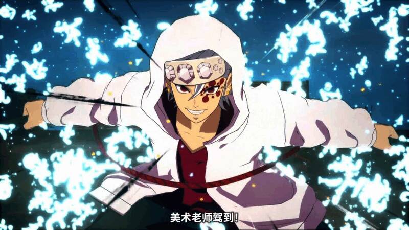 角色技能释放瞬间，光影效果逼真，场面震撼