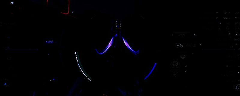 《解限机》中矛隼机甲在空中高速飞行，准备发动攻击的动态画面