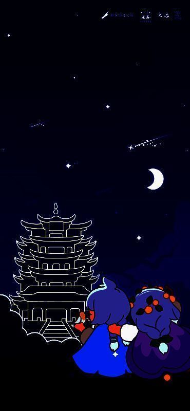 光之子手持纪念印章图样，在留言墙前合影打卡