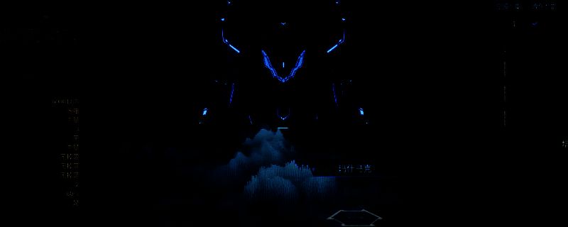 解限机风暴行动玛什马克游戏画面，机体高速穿梭于废墟之间，背景有爆炸特效