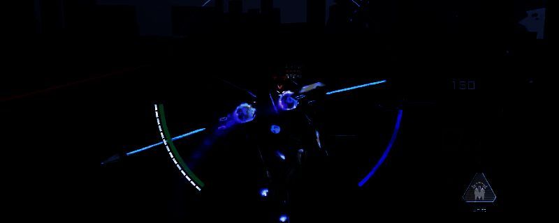 矛隼机甲展示图，机甲手持速射炮，机身线条流畅，科技感十足