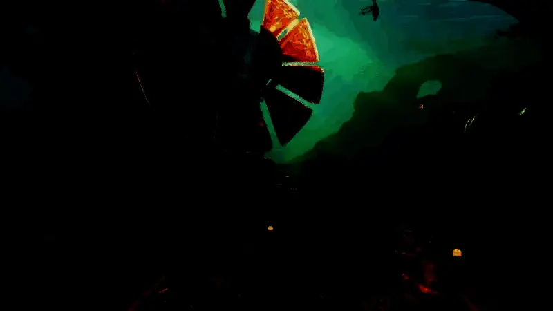 Unknown Worlds工作室团队合影，背景为《深海迷航2》游戏画面