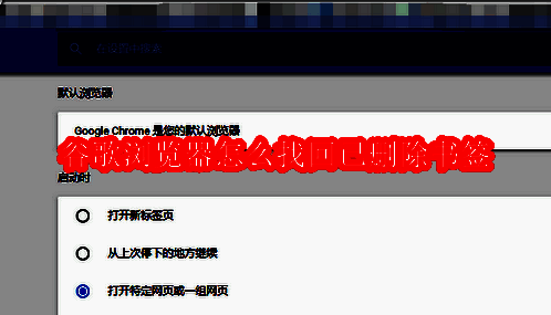 谷歌浏览器书签管理界面示意图