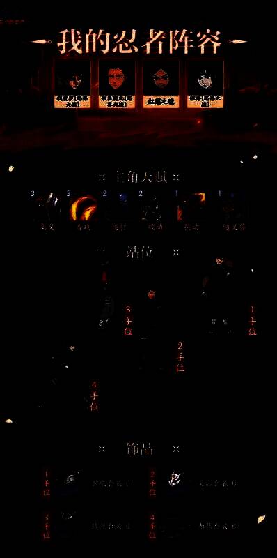 阵容详情界面展示各角色技能与配合机制