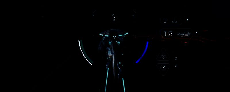 白虹机甲在战场上进行远程炮击，画面显示精准弹道轨迹