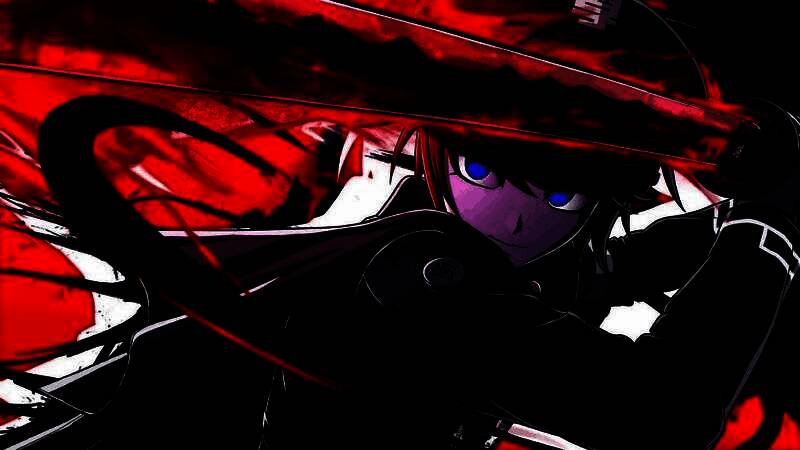 《百日战纪 -最终防卫学园-》角色集体登场画面，背景为科幻风格的战斗场景