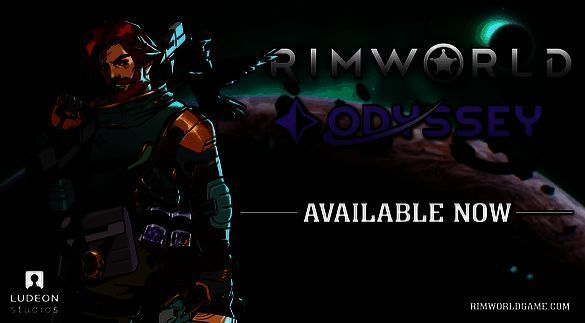 《边缘世界》DLC奥德赛宣传图，展示角色在荒野中建立殖民地的画面