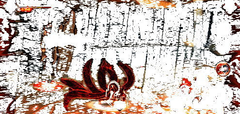 六尾鸣人常规连招展示，一技能起手衔接二技能一段与子技能创造地形，随后普攻俯冲接一技能输出