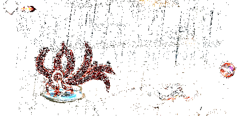 六尾鸣人点按一技能释放激光，命中屏幕外敌人