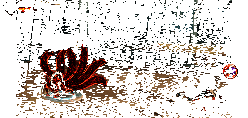 六尾鸣人释放组合技破霸体，衔接奥义造成巨额伤害