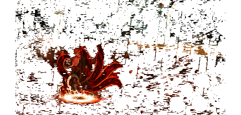 六尾鸣人释放尾兽玉奥义，巨大能量球横扫全场