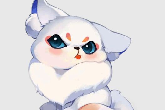 仙小狐坐骑展示图，展示其优雅外观与技能特效