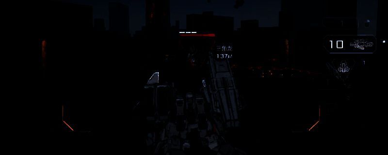 剑龙机甲在空中进行跳劈动作，展现出强大的战斗气势与动态效果