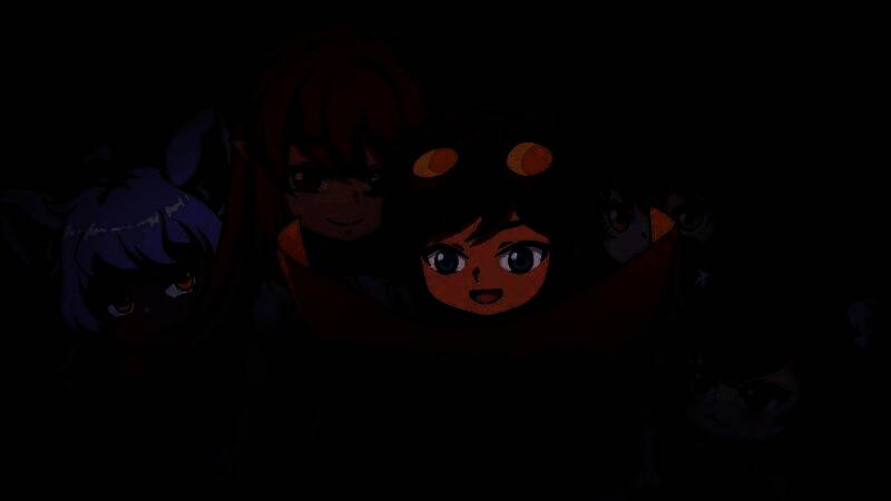 角色与魔物娘并肩作战，地底世界战斗场景