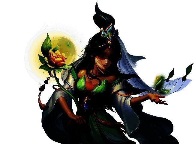 药师门派导师立绘，手持药壶，身穿青色长袍，神情慈祥