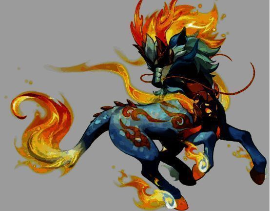 龙马在战斗中的技能释放画面，特效炫丽，展现强大威力