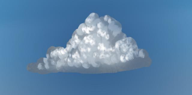 云朵边缘柔化处理前后对比